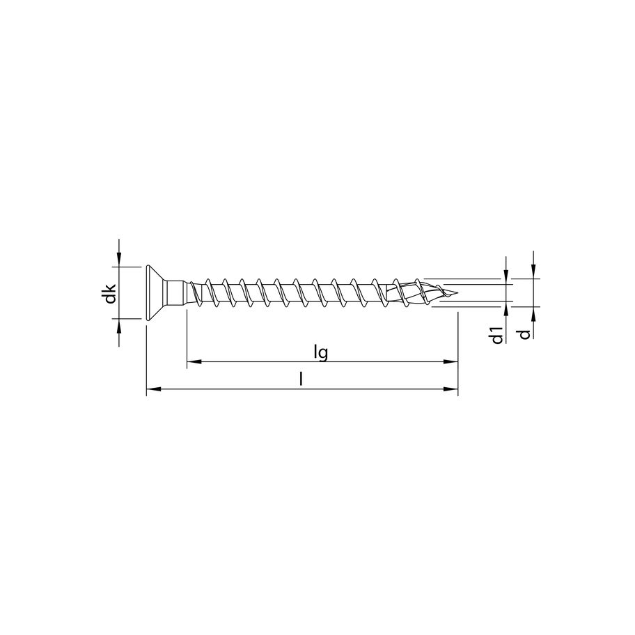 HECO TOPIX-Plus Senkkopf HD-40 10 x 300, znb