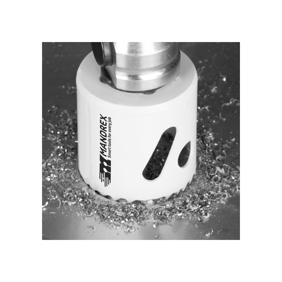 MANDREX Lüftungs-Lochsägenset Bi-Metall M42 SpeedXcut