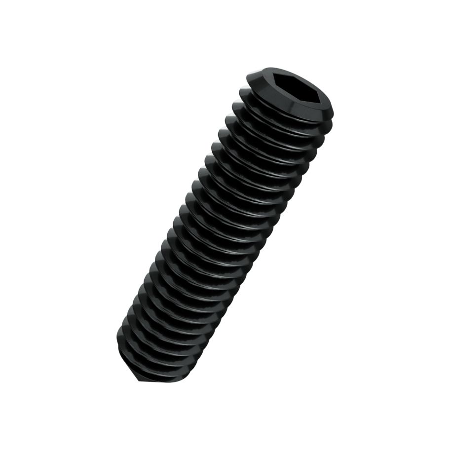 BP I6kant Schr für Türdrü sw M5x8 8St