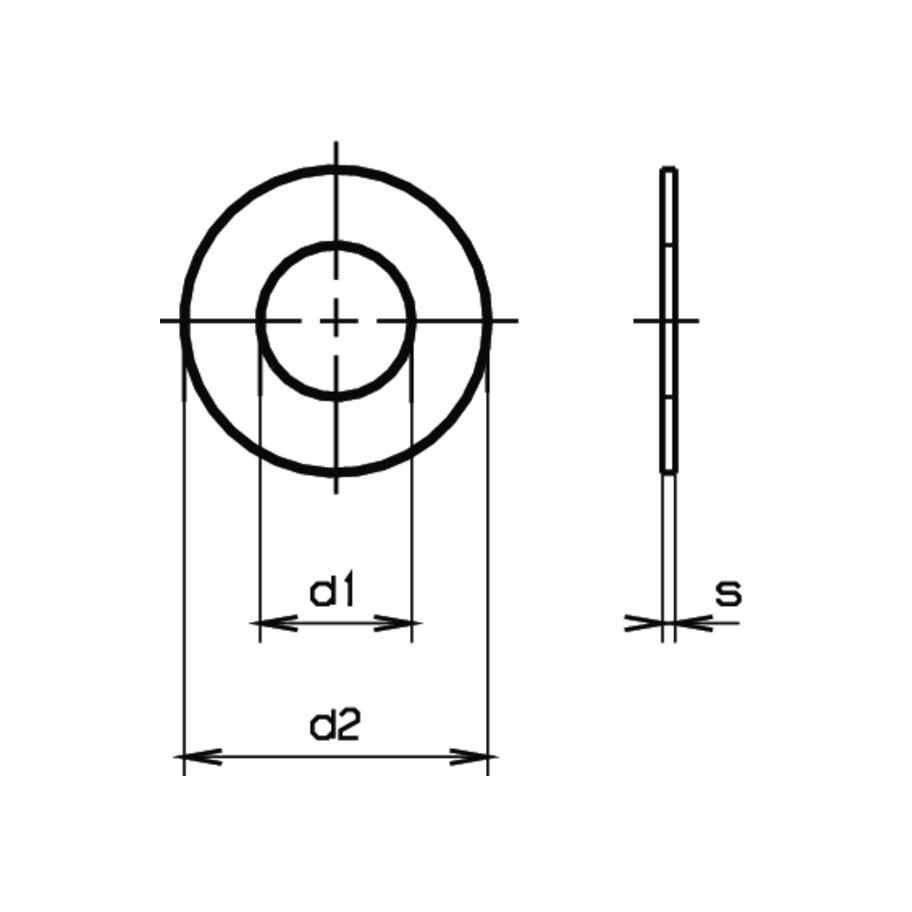 Distanzscheiben ~DIN 988-Federstahl gehärtet 16/28/0,1