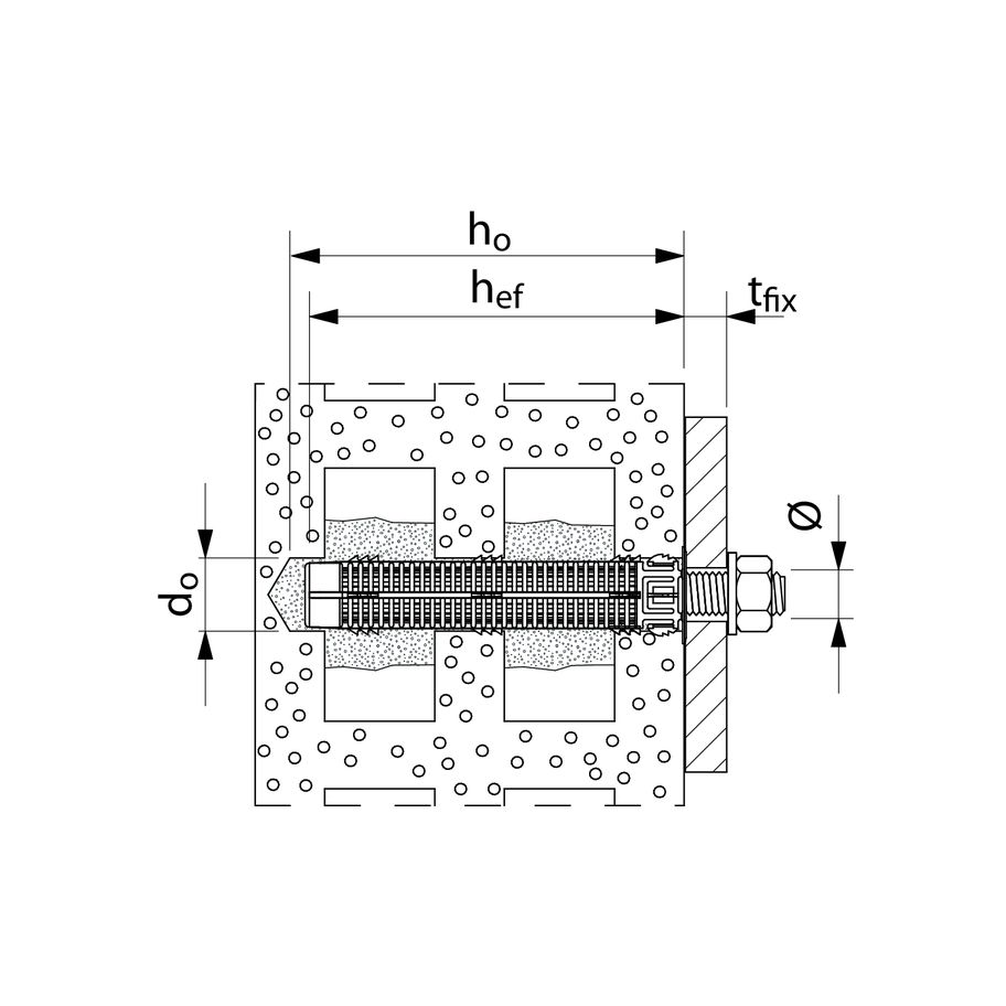 fischer Injektions-Ankerhülse Kunststoff FIS H 20x200 K