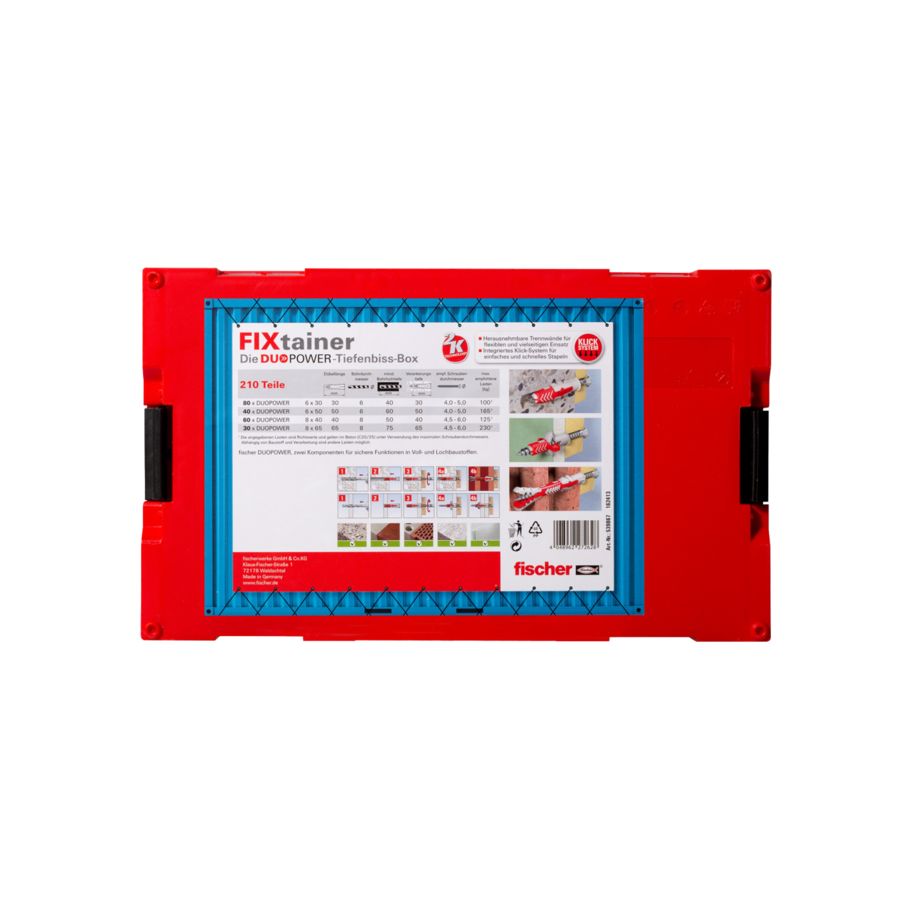 fischer FIXtainer DUOPOWER - Tiefenbiss-Box (210)