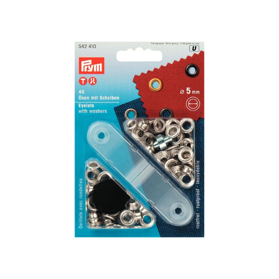 PRYM Öse mit Scheibe si 5mm