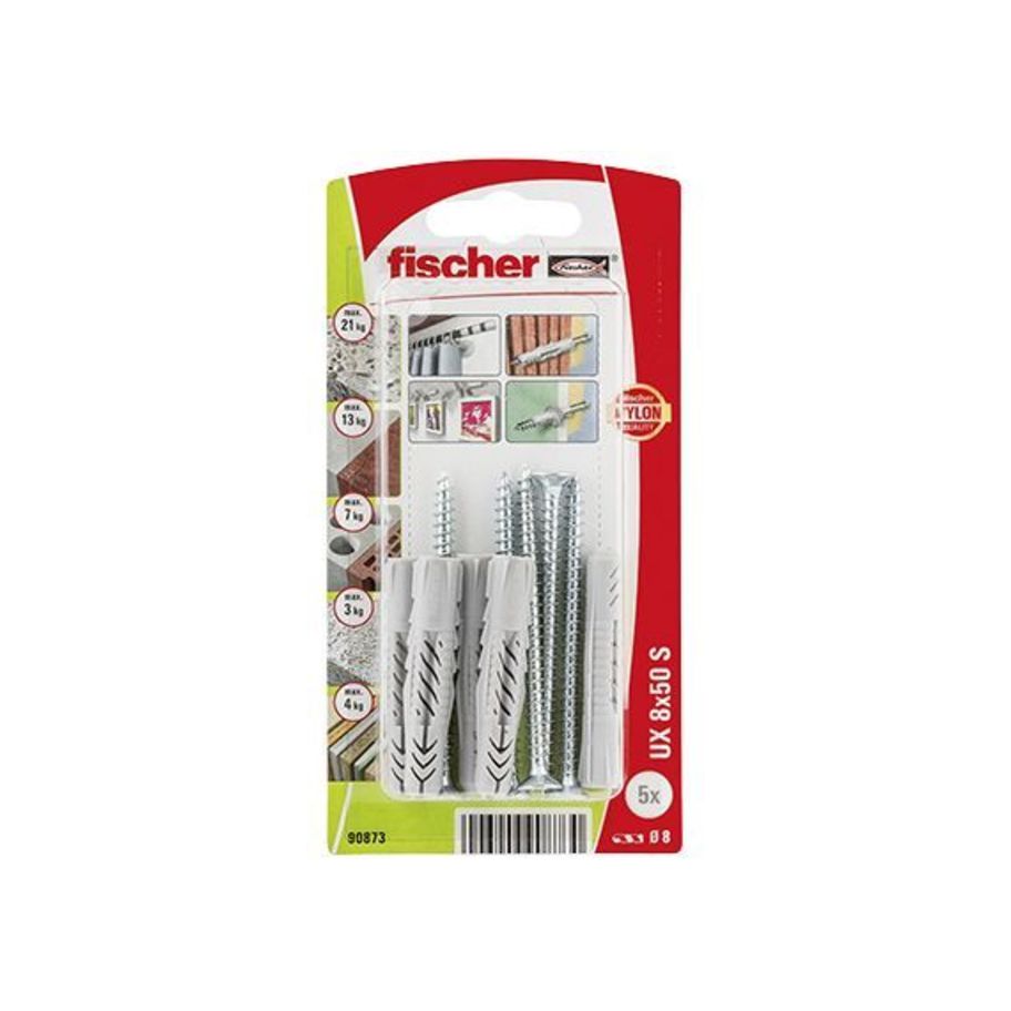 FI SB 90873 Unidübel UX 8X50 S NV 5St