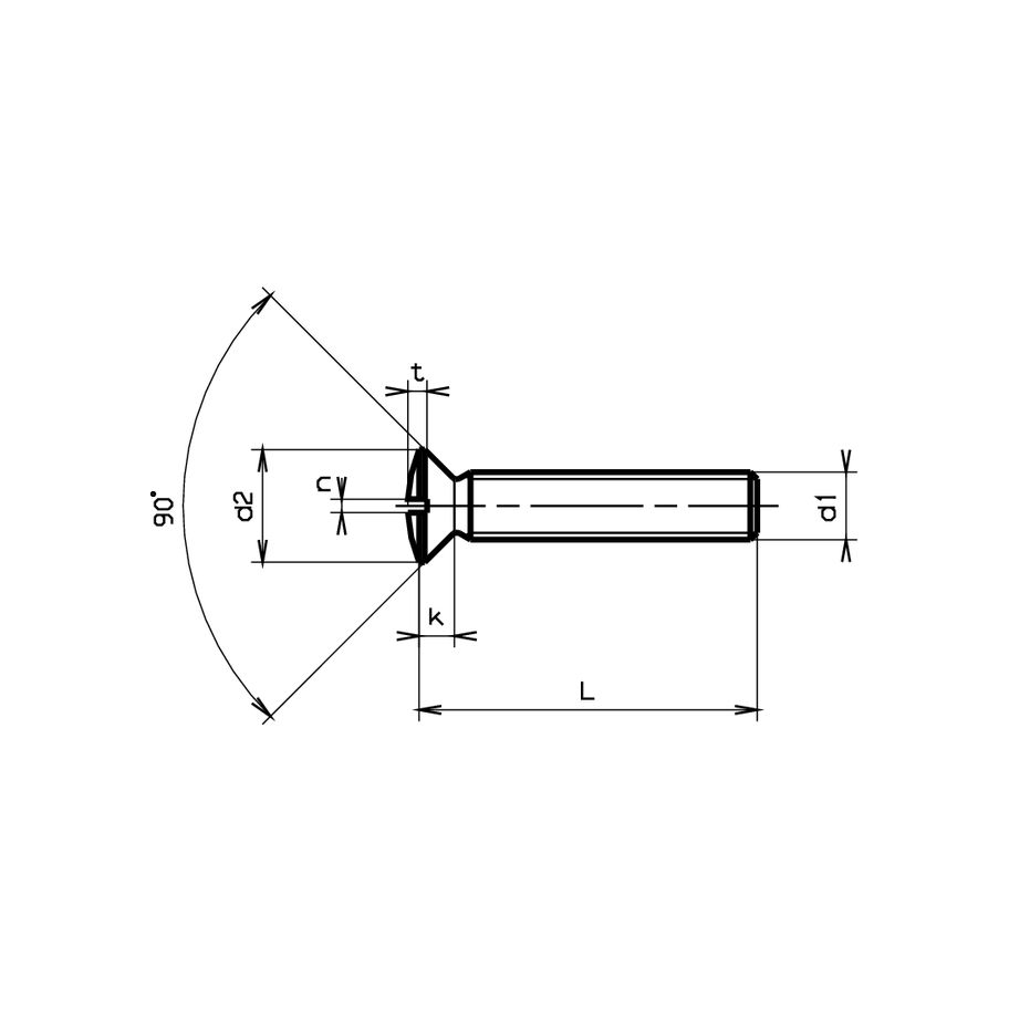 Linsensenk-Schrauben ~DIN 964A-rostfrei A2 M5x20