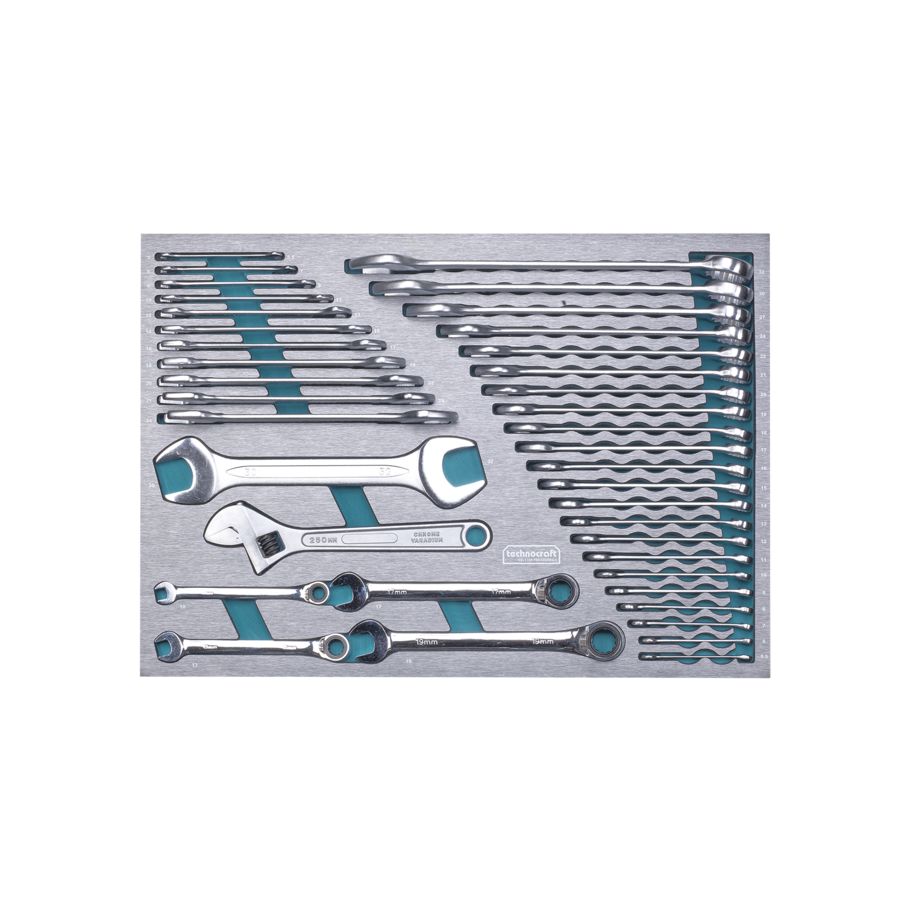 technocraft Werkstattwagen SWISS TEAM PLUS+ 743-tlg.