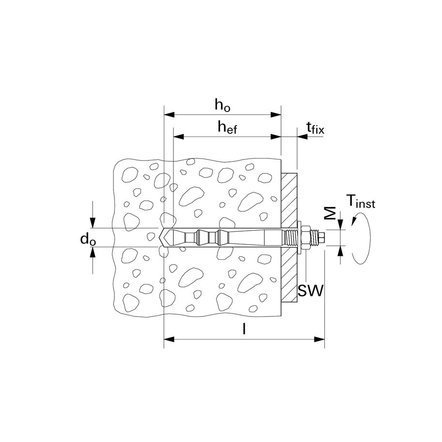 fischer Mörtelpatrone FHB II-PF 12x120