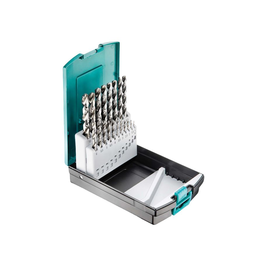 TCP HSS-G Spiralbohrer-Satz, 19-tlg.