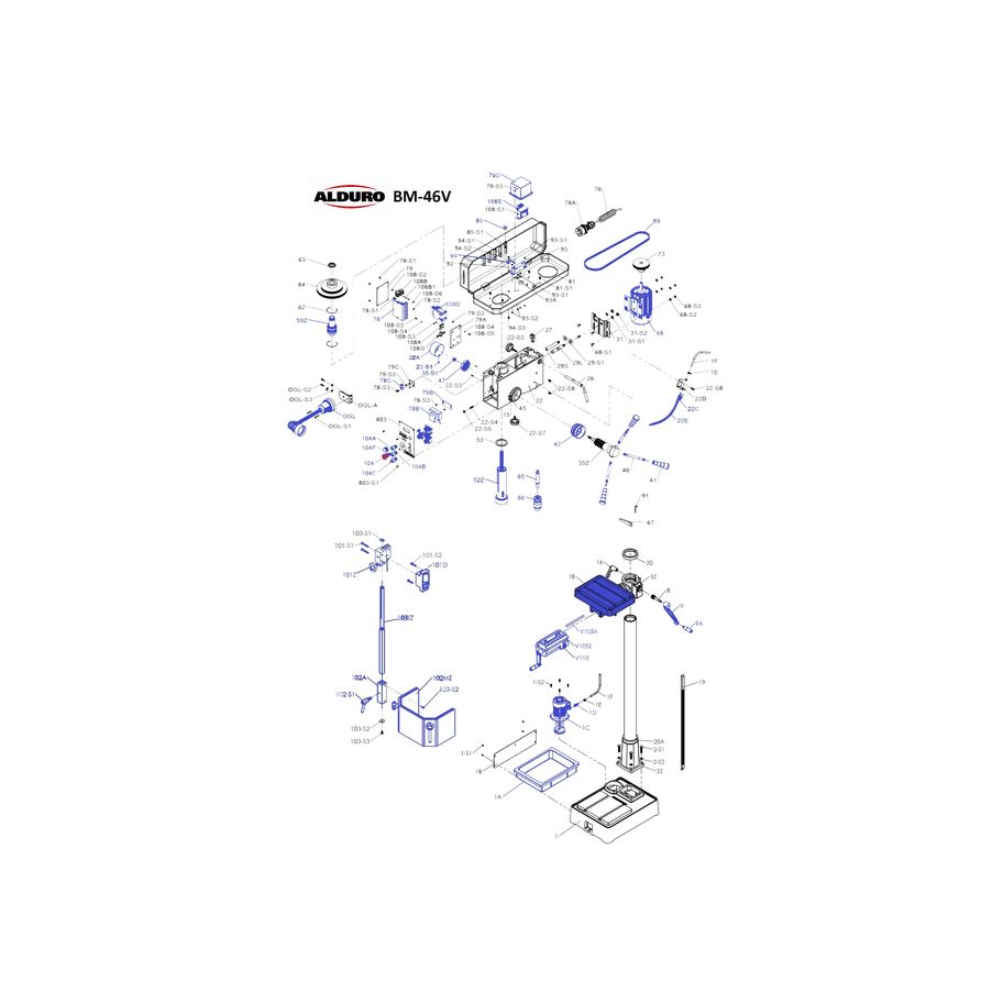 ALE Schienen Satz, BM-45, BM-46V