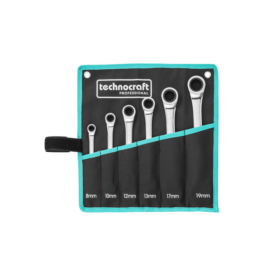 TCP Ratschen-Gabel-Ringschl-Satz,6-tlg.