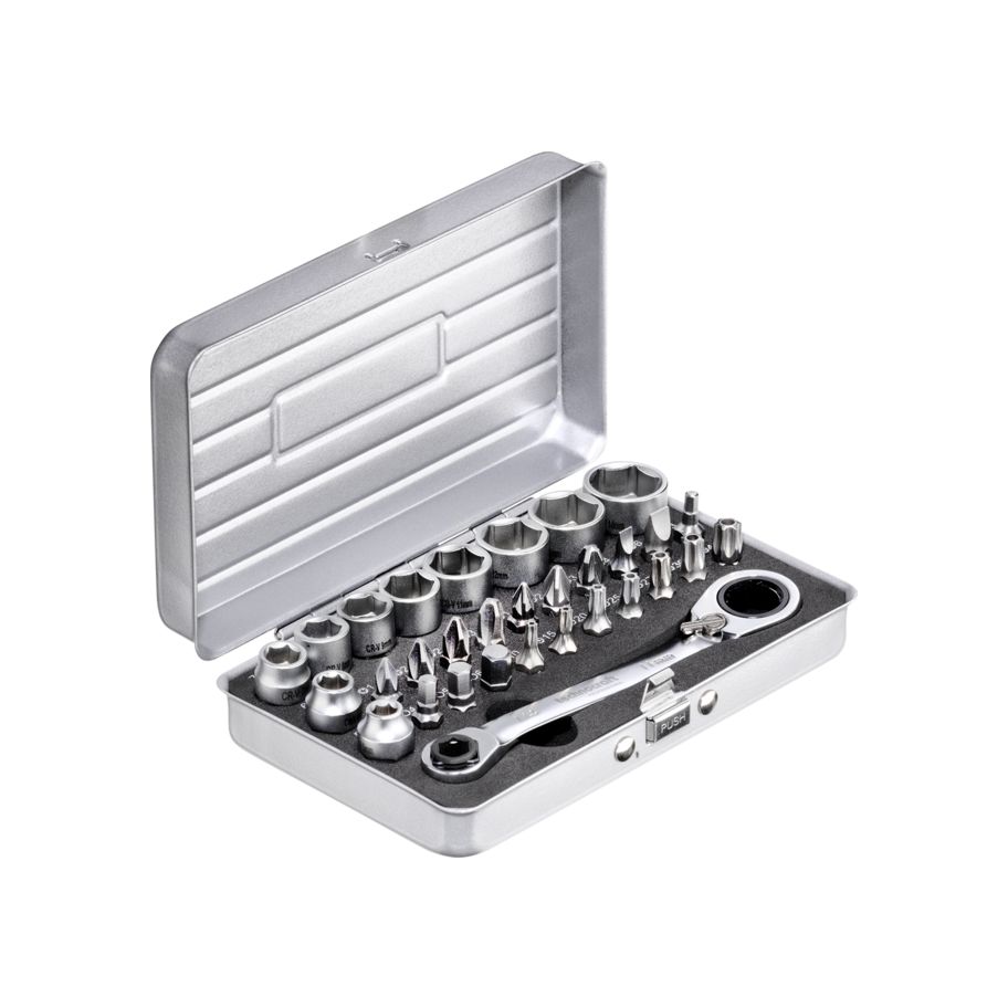 TCP Steckschlüsselsatz SLIM 1/4", 31-tlg