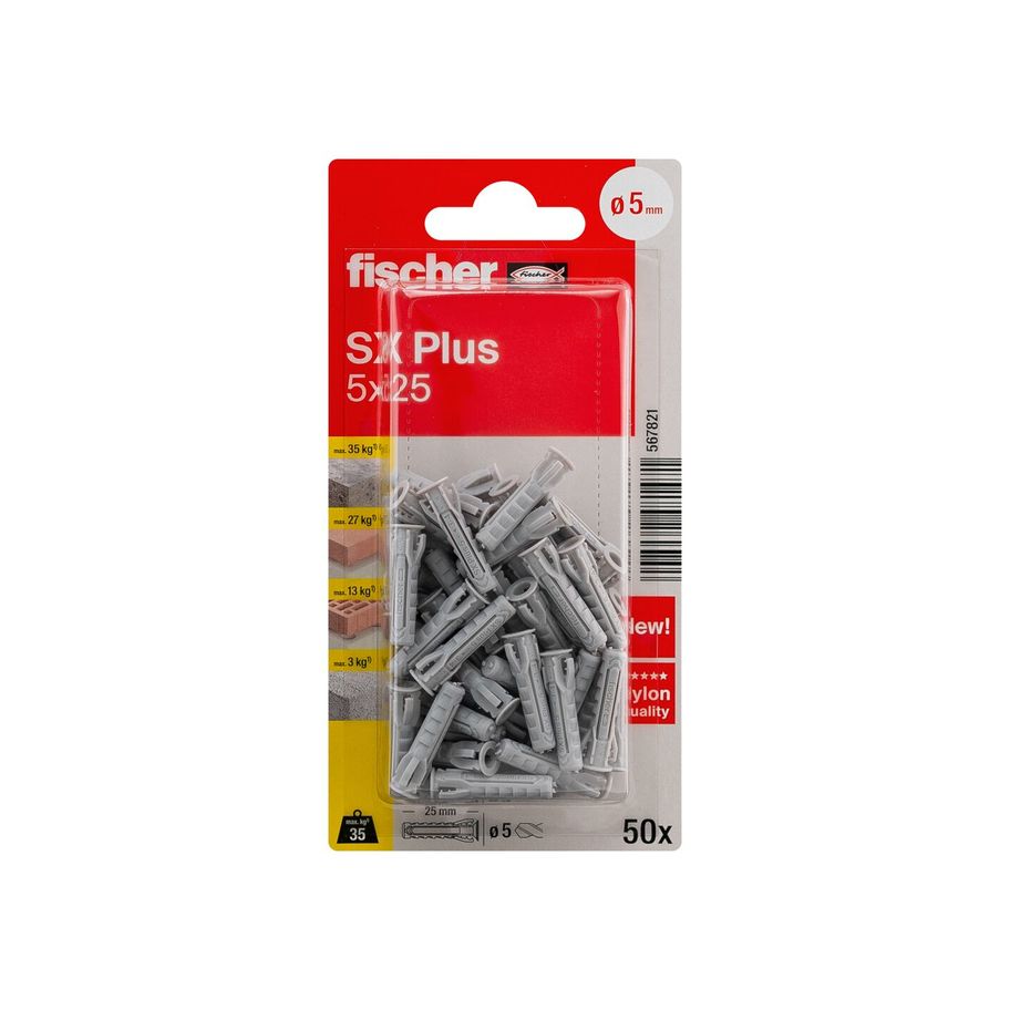 fischer Dübel SX Plus 5x25