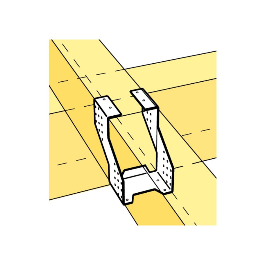 SST Gerberverbinder Typ G Stahl feuerverzinkt 242x142x2