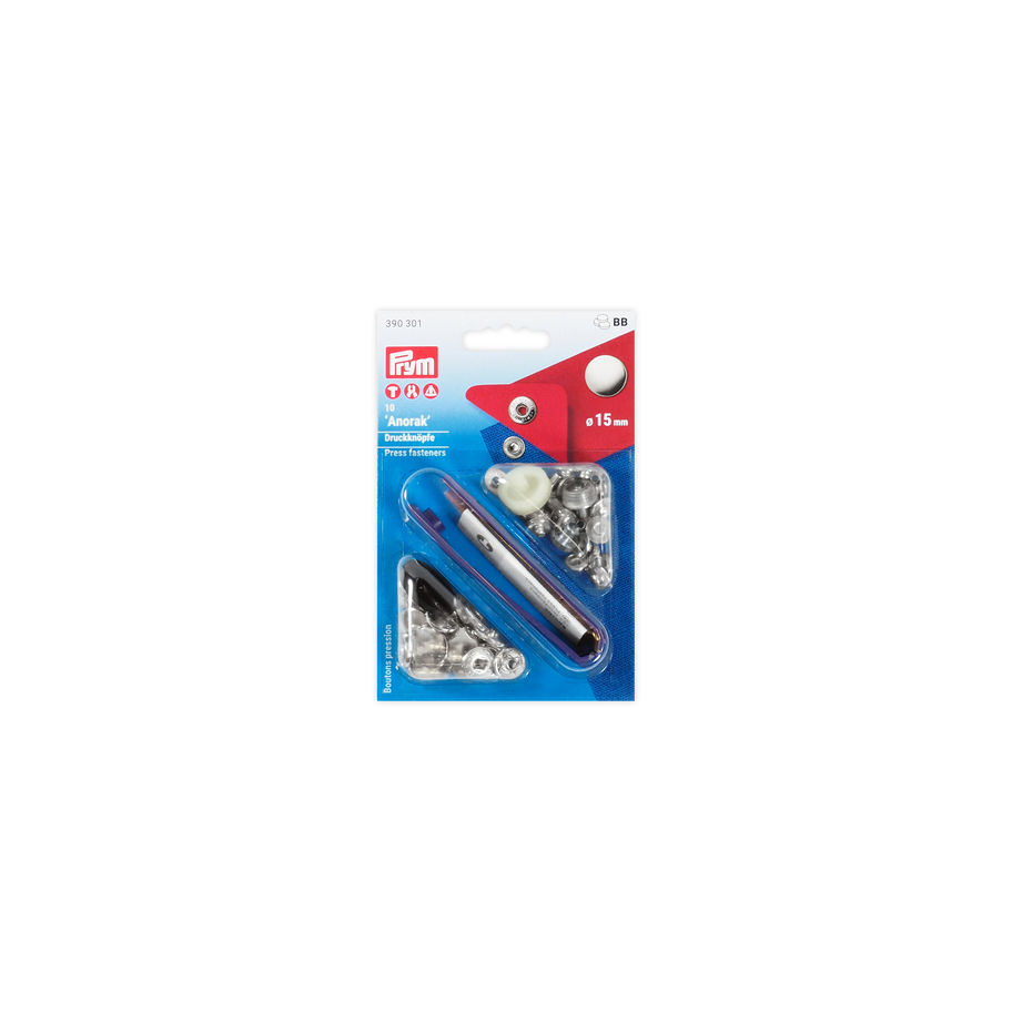 PRYM Druckknopf Anorak si 15mm