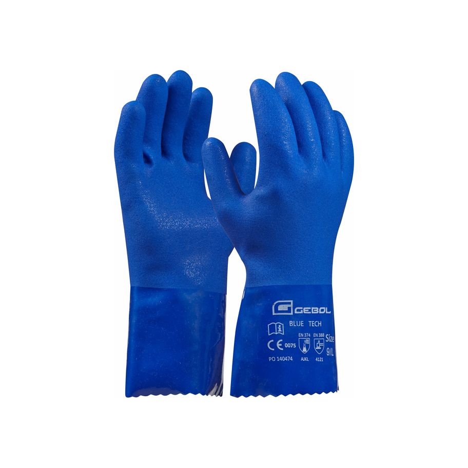 GEBOL Chemikalienhandschuh BlueTech 9,12