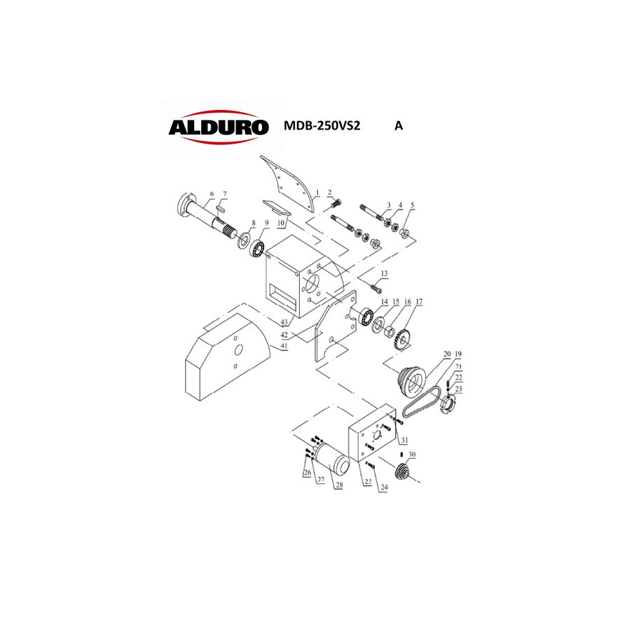 ALE Keilriemen, MDB-250VS2