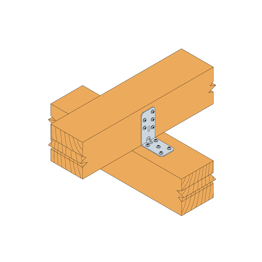 SST Winkelverbinder Stahl feuerverzinkt AA60280 83×62×40×2