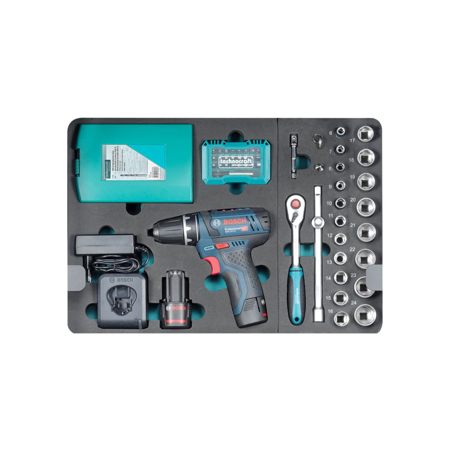 technocraft Alu-Werkzeugkoffer PRO GSR 147