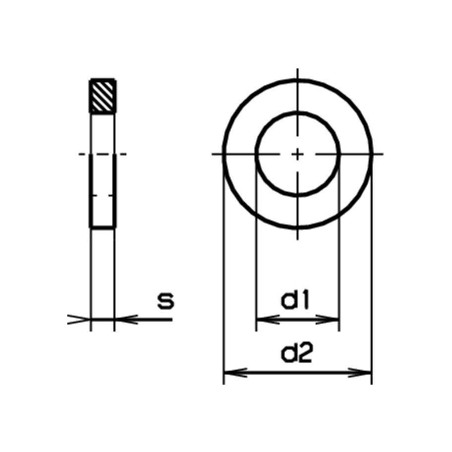 Dichtscheiben zu Fassadenschrauben Neopren 3,5/12,5/2
