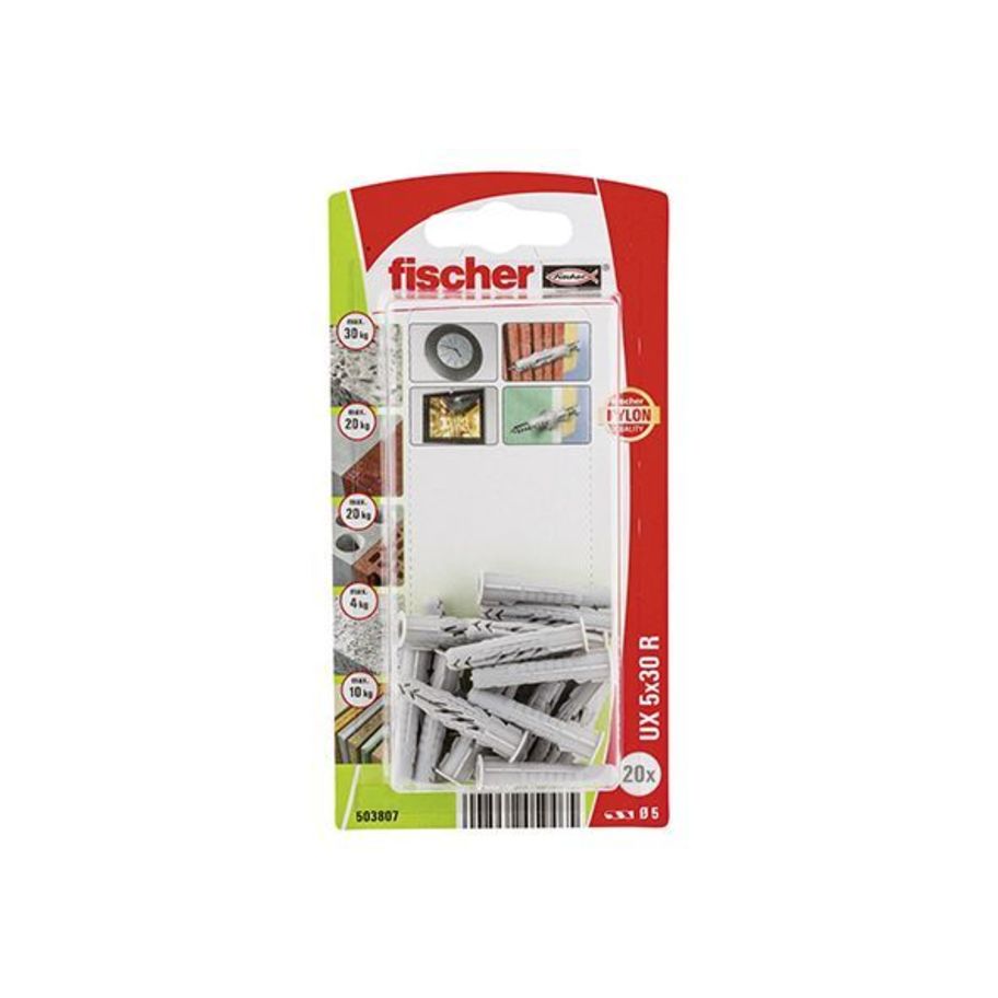 FI SB 503807 Unidübel UX 5X30 R NV 20St