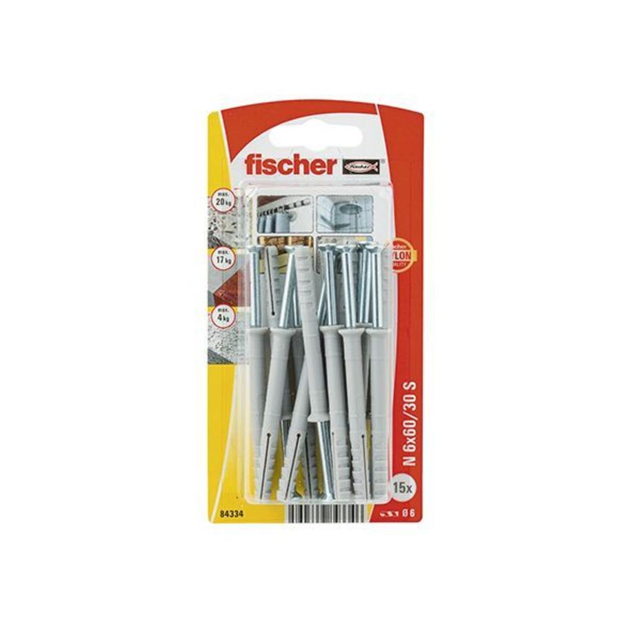 FI SB 84334 Nageldübel 6X60 ZK NV 15St