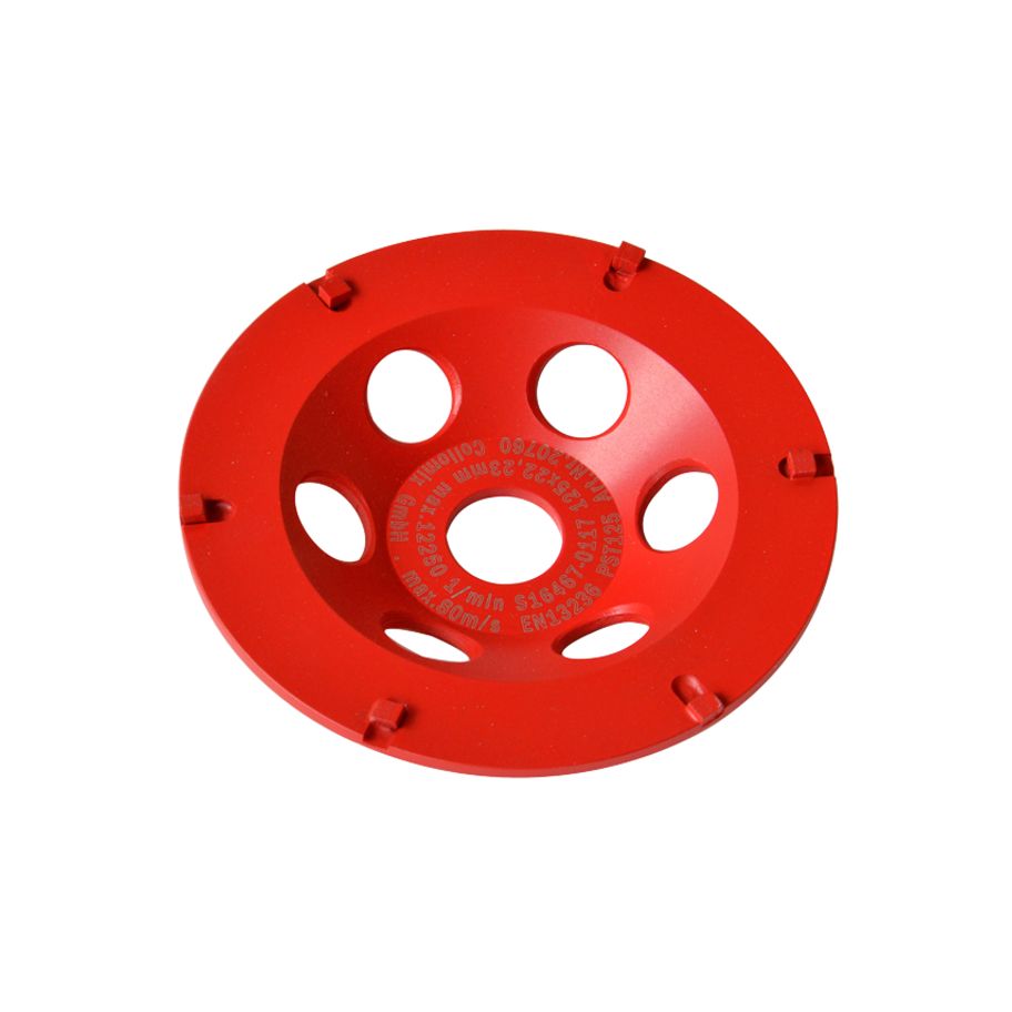 CM Schleiftopf PST 125 Strap-it rot