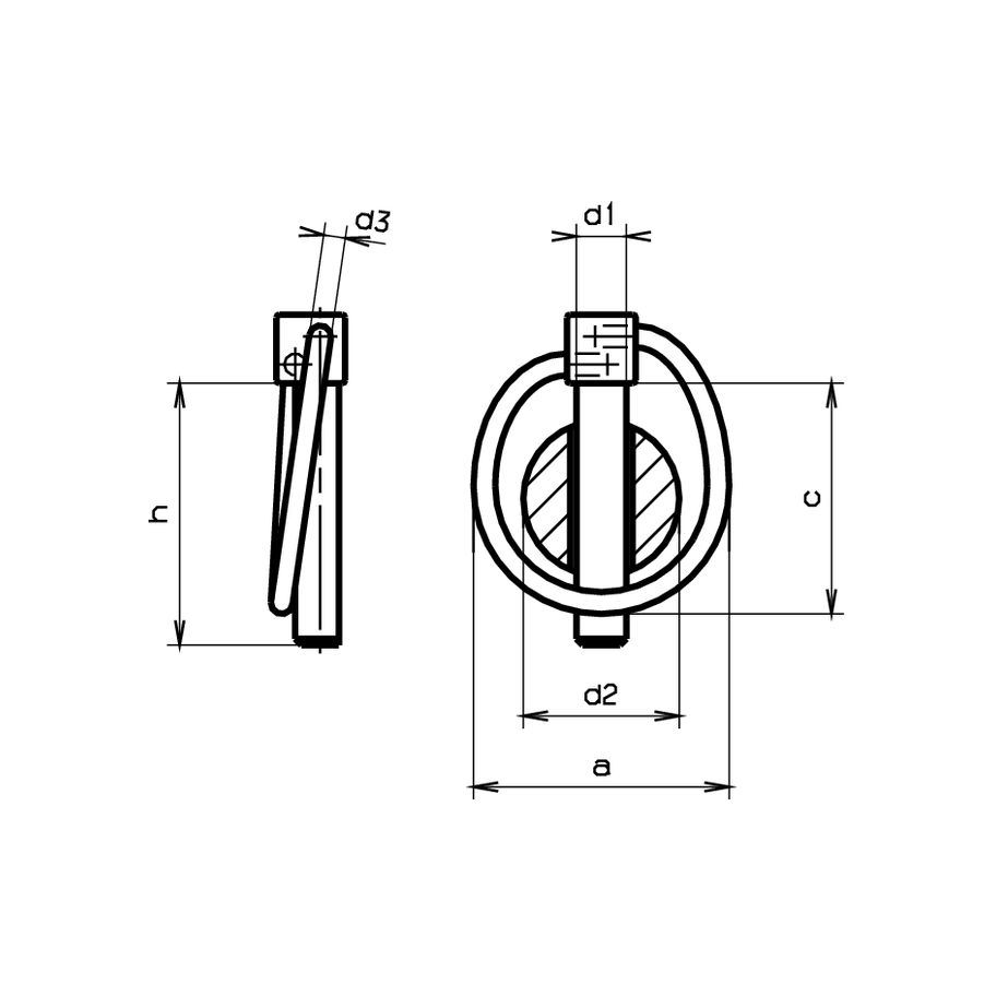 bestaPAC Klappsplinten verzinkt 6x3.4x42