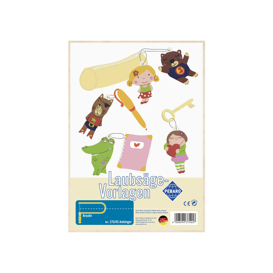 PEBARO Laubsägevorlage "Anhänger"
