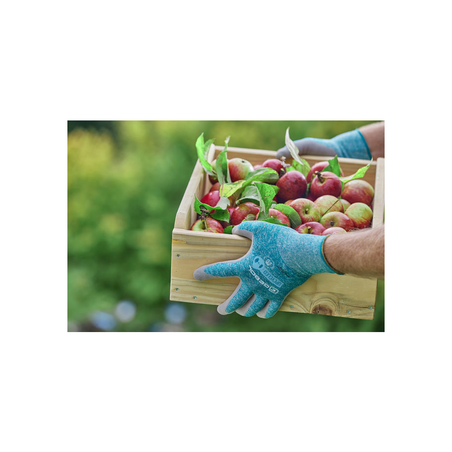 GEBOL Arbeitshandschuh Upcycled Strong hellgrün 6