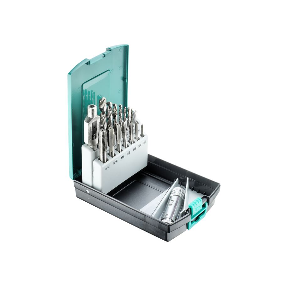 TCP HSS Einschnitt Gewindebohrer,16-tlg.