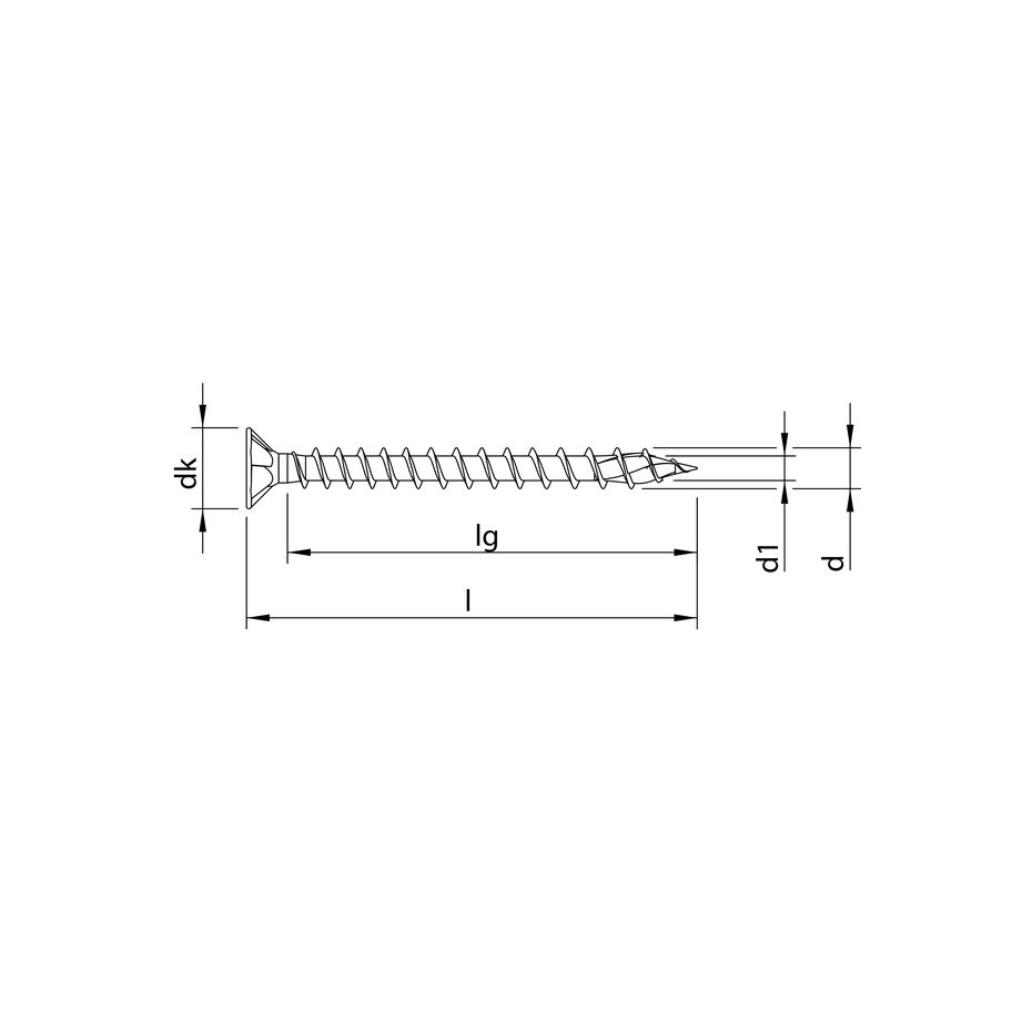 HECO TOPIX-Plus Senkkopf Pozi-Drive 2 4 x 50, znb