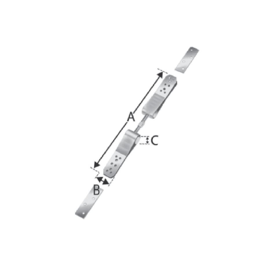 SST Spanngerät für Lochband Stahl fzn 25/265-305