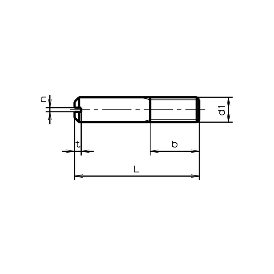 Schaftschrauben SZ/Kegelkuppe DIN427-5.8 znb M8x25
