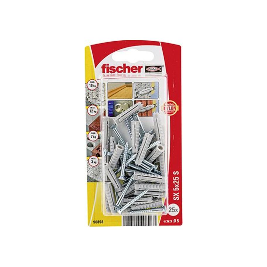 FI SB 90898 Dübel SX 5X25 GK S NV 25St