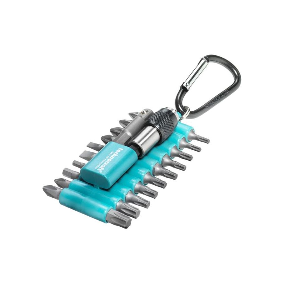 TCP Bit-Satz mit Karabinerhaken, 22-tlg.