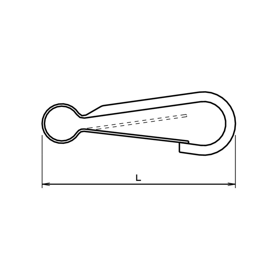 bestaPAC Karabinerhaken vernickelt 30mm