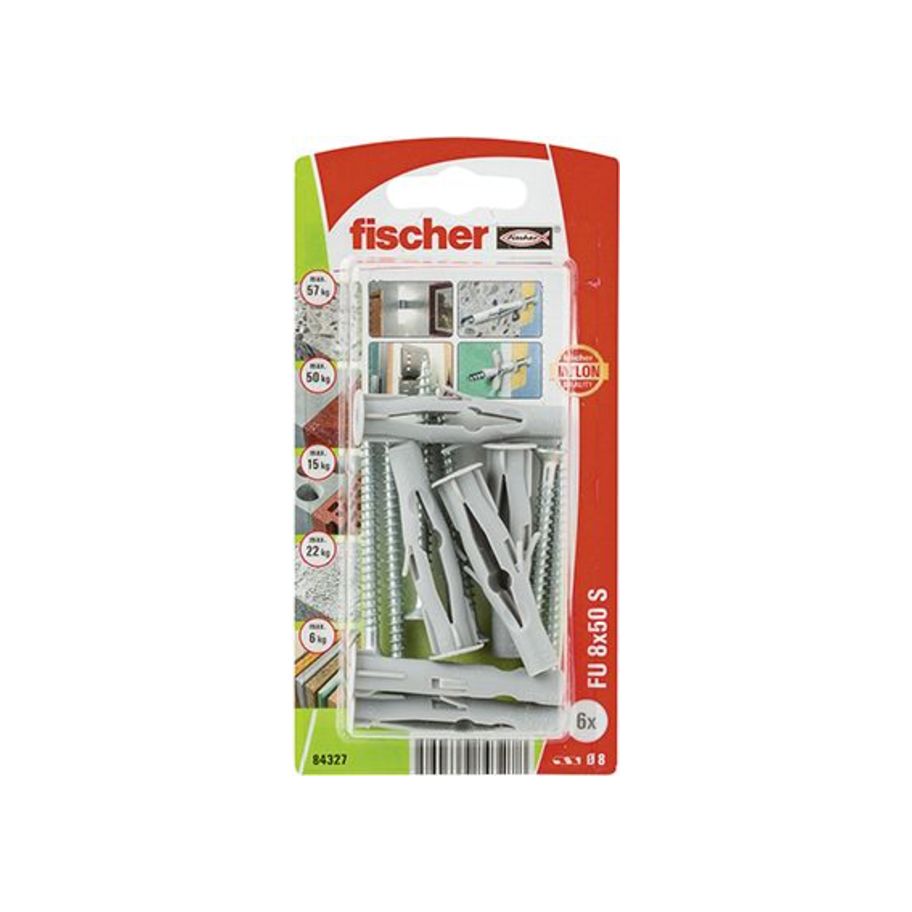FI SB 84327 Unidübel FU 8X50 S NV 6St