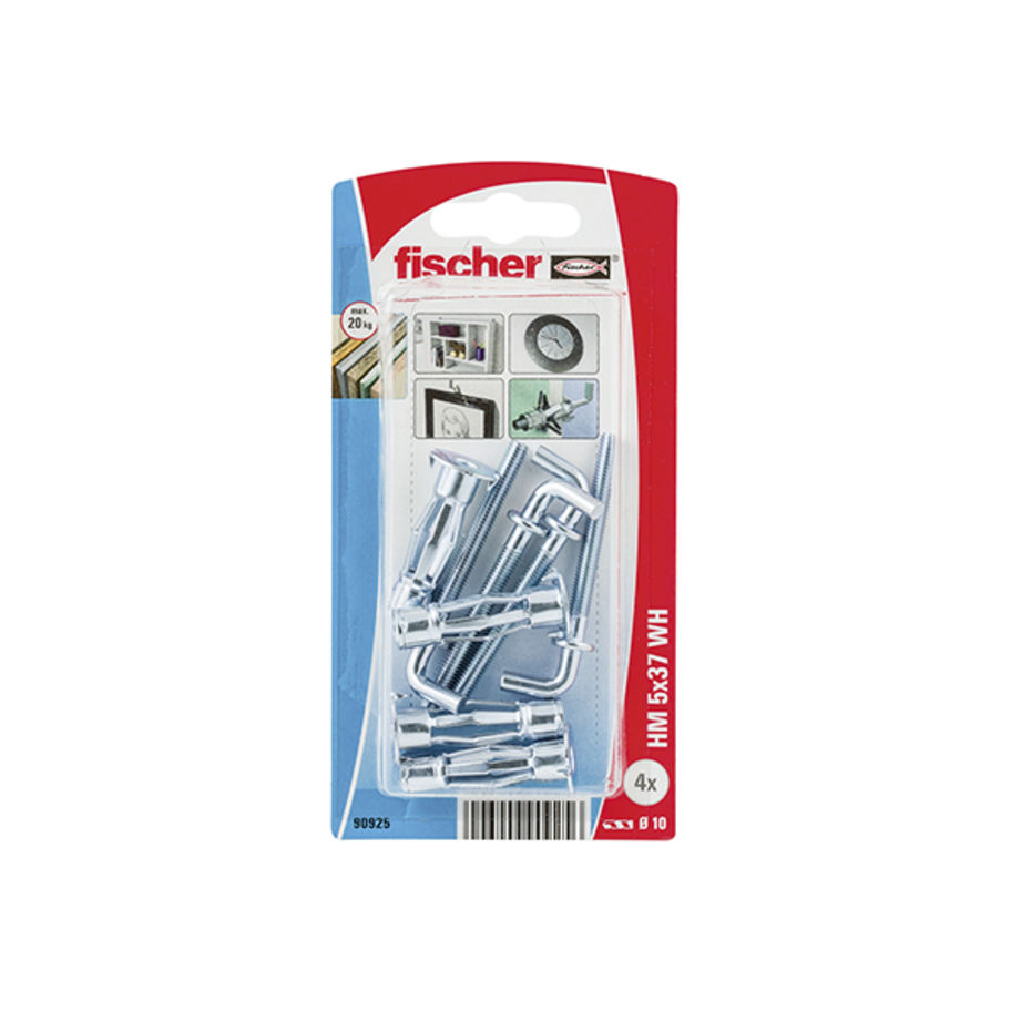 FI SB 90925 Hohl Dübel HM 5X37 WH NV 4St