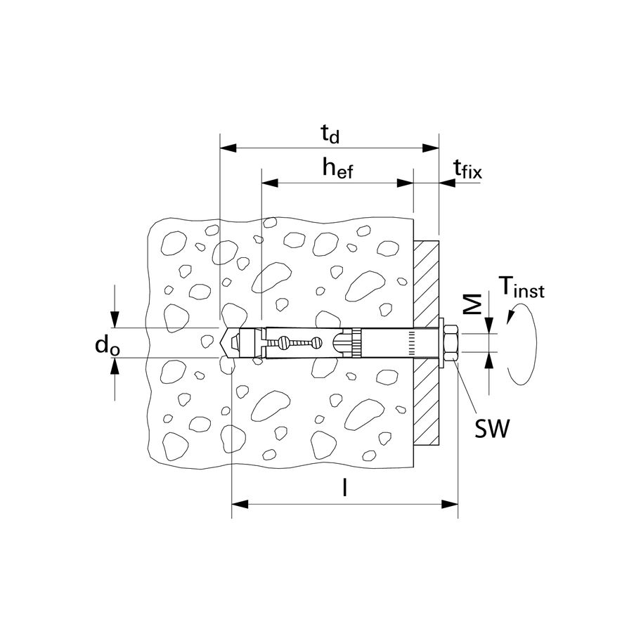 fischer Hochleistungsanker rostfrei A4 FH II 15/10 S R