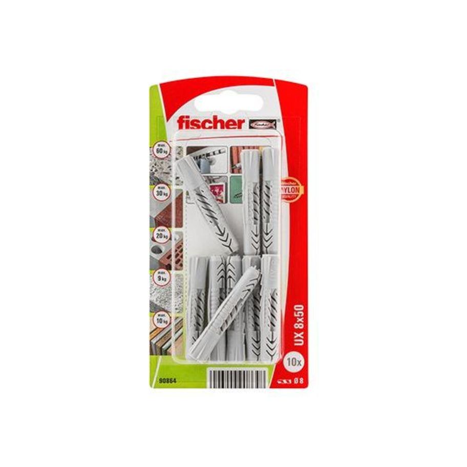 FI SB 90864 Unidübel UX 8X50 NV 10St