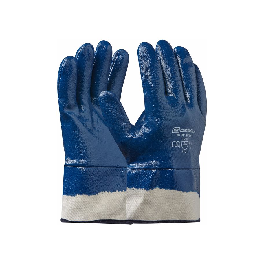 GEBOL Arbeitshandschuh Blue Nitril 9,12