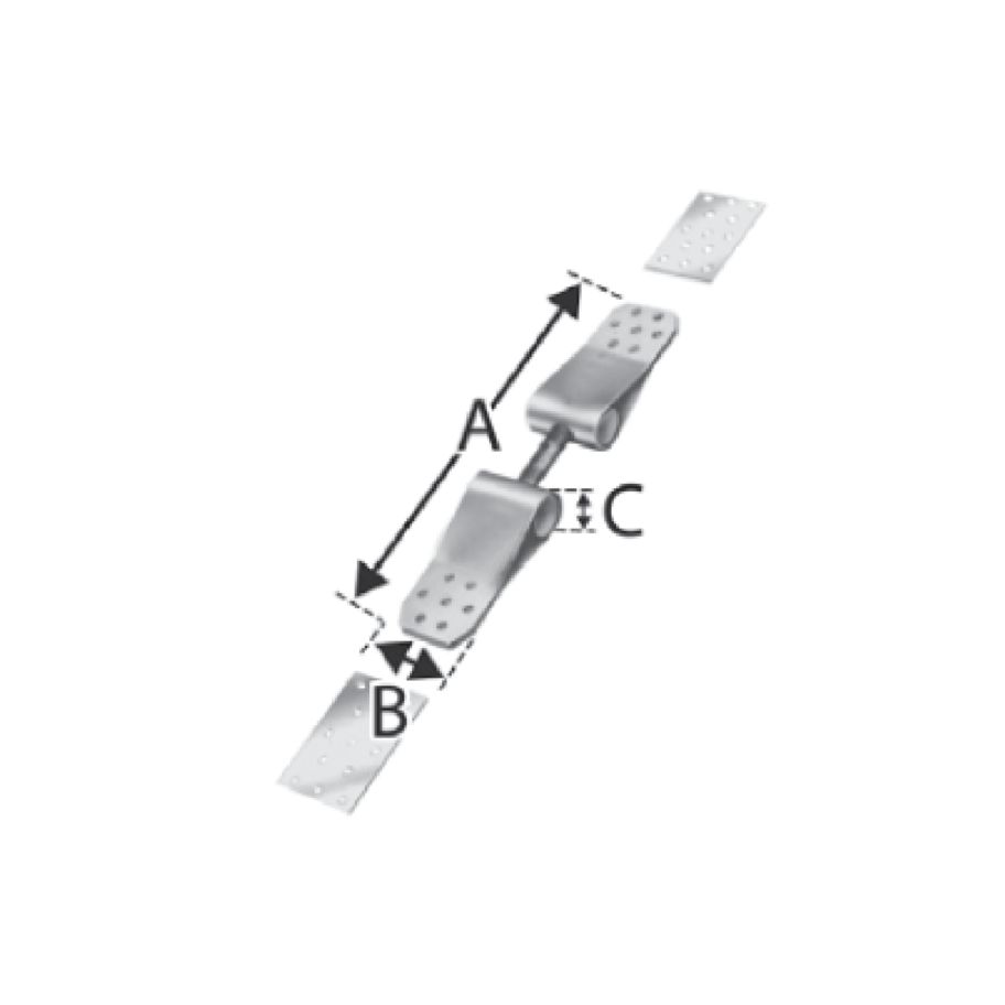 SST Spanngerät für Windrispenband Stahl fzn 60/300-350