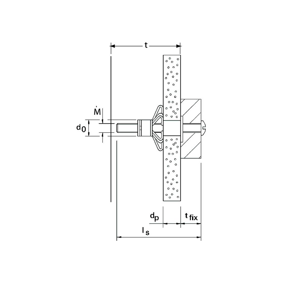 fischer Hohlraum-Dübel Stahl verzinkt HM 8x54 SS