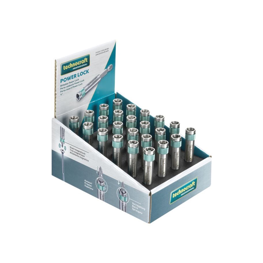 TCP Bithalter 1/4", "POWER LOCK" Display