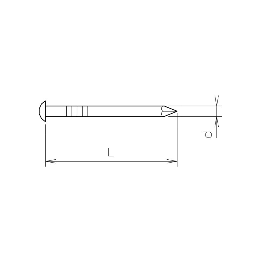 bestaPAC Messingstift Flachrundkopf 1.6x15