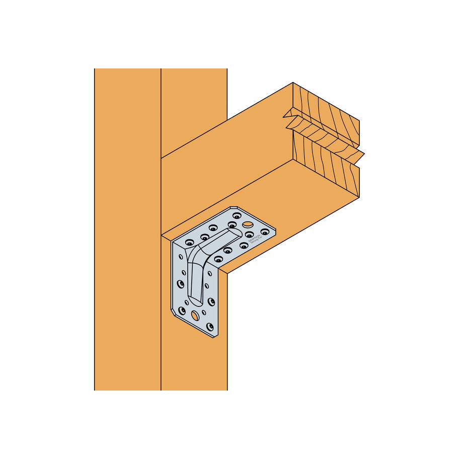 SST Winkelverbinder mit Rippen ABR70 70×70×55×2
