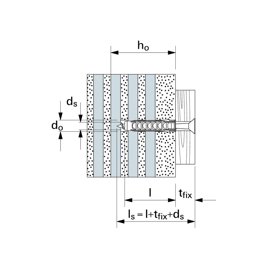 fischer Nylondübel SX 12