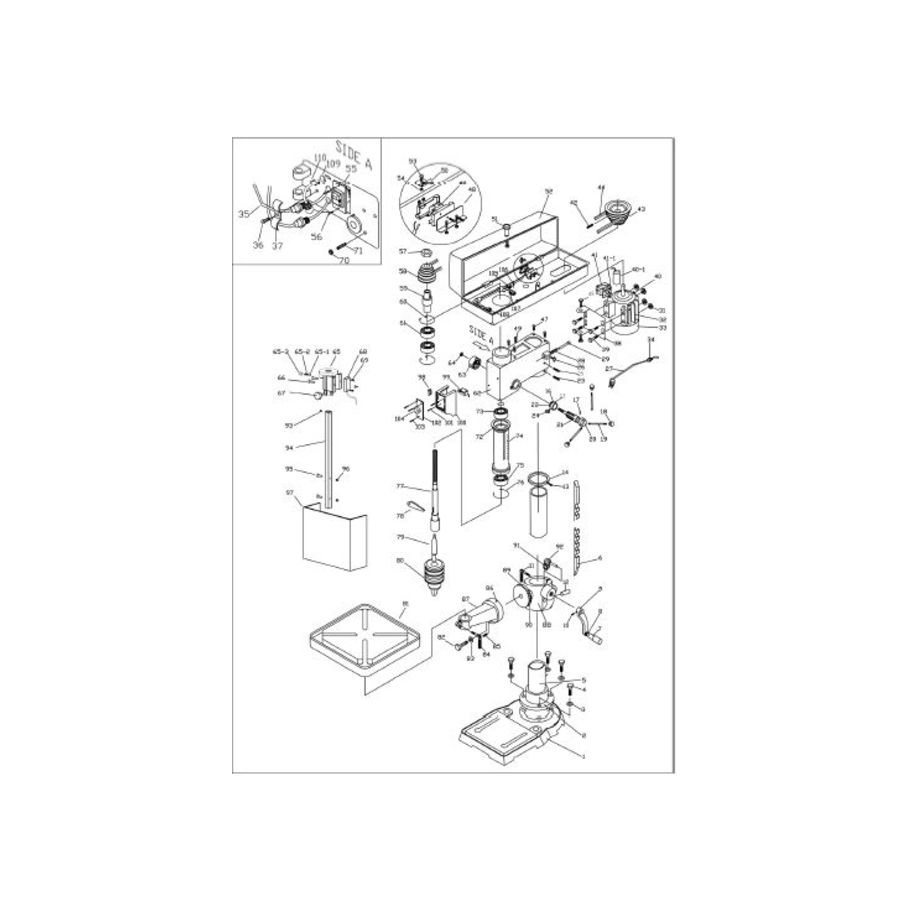 ALE Spindel Satz, BM-22