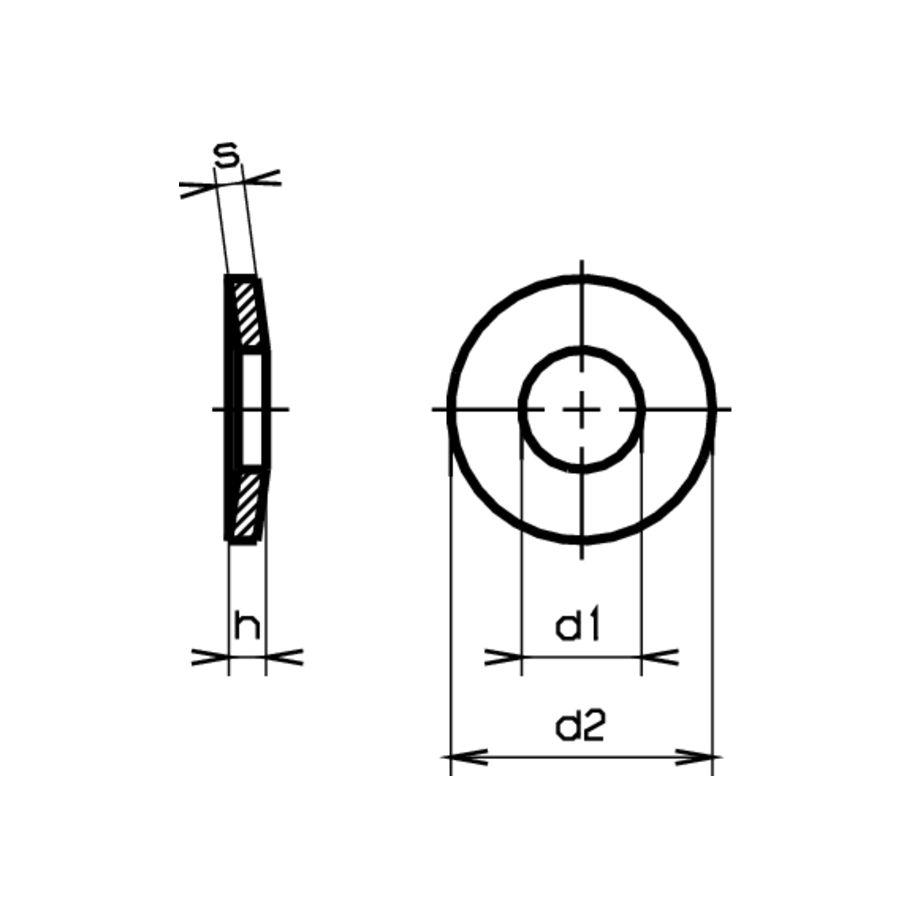 Spannscheiben f. Schraubenverb. DIN 6796-FeSt 8,4/18/2