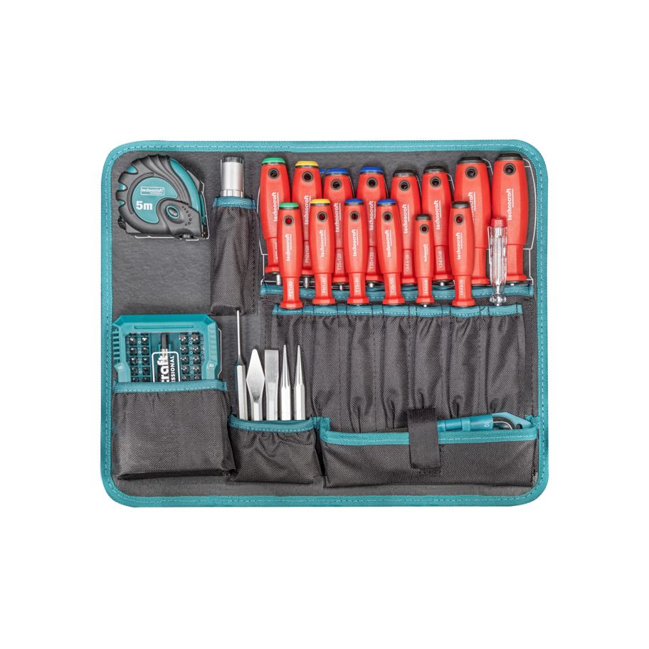 technocraft PP-Werkzeugkoffer PRO TROLLEY IP65 213-tlg